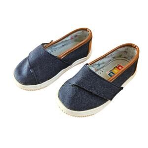 Roshambo Denim Baby Steps Shoes Navy Toddler Size 8